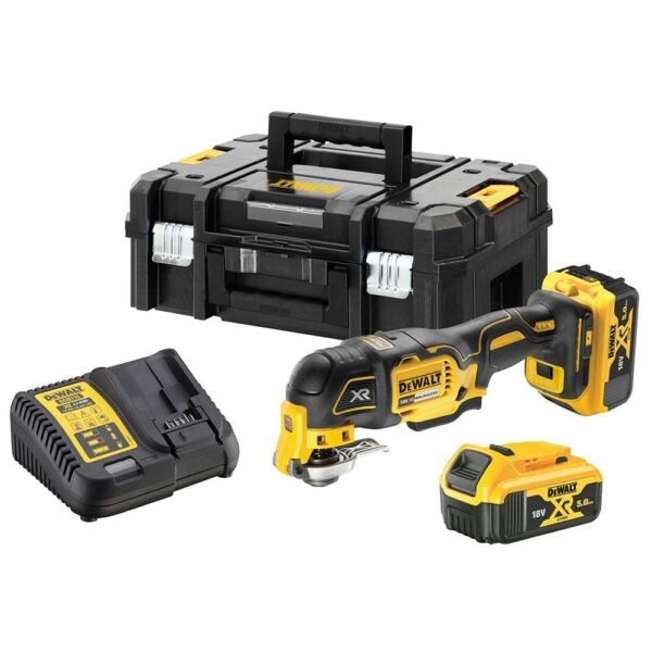Dewalt DCS356P2 18v XR Brushless 3 Speed Multi Tool +35 Accessories +Tstak 2x5ah