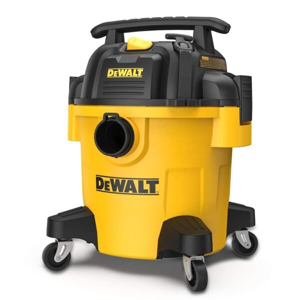 DEWALT UKADXV20P, DXV20P Poly Wet/Dry, 4 Peak HP Shop Vacuums, 20L, Yellow+Black