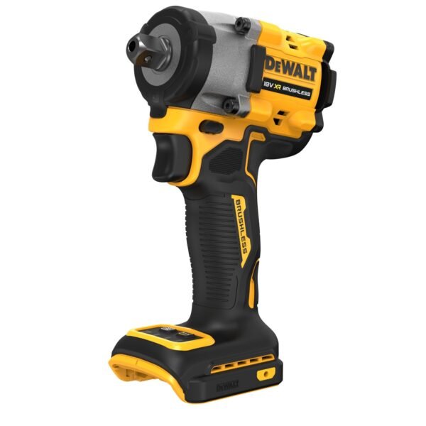 DEWALT DCF922N-XJ 18V XR Brushless Compact 1/2 Inch Detent Pin Anvil Impact Wrench - Bare Unit